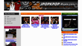 What Jpopkpop-music.com website looked like in 2013 (11 years ago)