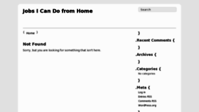 What Jobsicandofromhome.com website looked like in 2013 (10 years ago)