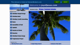 What Joyofjesus.com website looked like in 2013 (10 years ago)