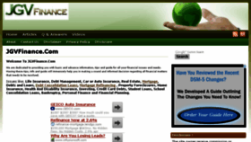 What Jgvfinance.com website looked like in 2013 (10 years ago)