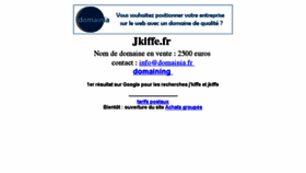 What Jkiffe.fr website looked like in 2013 (10 years ago)