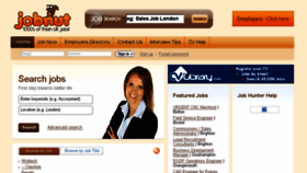 What Jobnut.co.uk website looked like in 2013 (10 years ago)