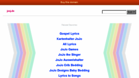 What Jooj.de website looked like in 2013 (10 years ago)
