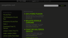 What Juegateloz.net website looked like in 2013 (10 years ago)