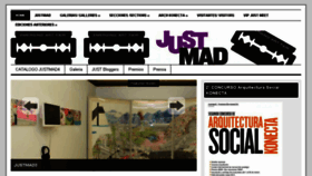 What Justmad.es website looked like in 2013 (10 years ago)