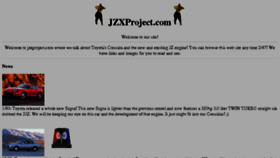 What Jzxproject.com website looked like in 2013 (10 years ago)