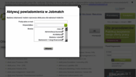 What Jobmatch.pl website looked like in 2013 (12 years ago)