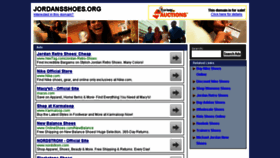 What Jordansshoes.org website looked like in 2013 (10 years ago)
