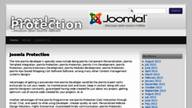 What Joomlaprotection.com website looked like in 2013 (10 years ago)