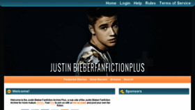 What Justinbieberfanfictionplus.com website looked like in 2013 (10 years ago)