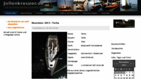 What Jollenkreuzer.de website looked like in 2013 (10 years ago)