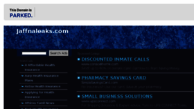 What Jaffnaleaks.com website looked like in 2013 (10 years ago)