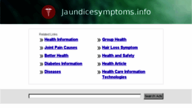 What Jaundicesymptoms.info website looked like in 2013 (10 years ago)
