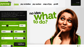 What Joyscoop.com website looked like in 2013 (10 years ago)