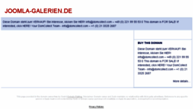 What Joomla-galerien.de website looked like in 2013 (10 years ago)
