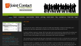 What Jointcontact.com website looked like in 2013 (10 years ago)