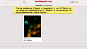 What Janelleperatis.com website looked like in 2013 (10 years ago)