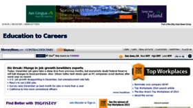 What Jobscareers.com website looked like in 2014 (10 years ago)