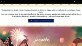 What Jacotte.com website looked like in 2014 (10 years ago)
