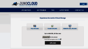 What Junocloud.me website looked like in 2014 (10 years ago)