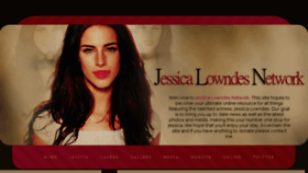 What Jessicalowndes.net website looked like in 2014 (10 years ago)