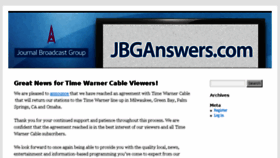 What Jbganswers.com website looked like in 2014 (10 years ago)