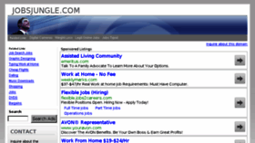 What Jobsjungle.com website looked like in 2014 (10 years ago)
