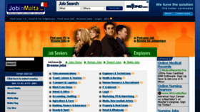 What Jobinmalta.com website looked like in 2014 (10 years ago)
