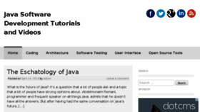 What Java-tv.com website looked like in 2014 (10 years ago)