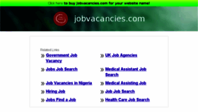 What Jobvacancies.com website looked like in 2014 (10 years ago)