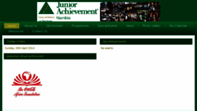 What Ja-namibia.org website looked like in 2014 (10 years ago)