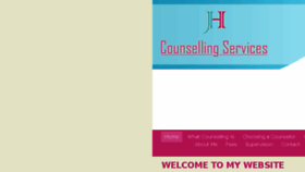 What Jhcounsellingservices.co.uk website looked like in 2014 (9 years ago)