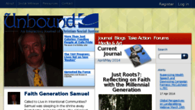 What Justiceunbound.org website looked like in 2014 (9 years ago)