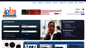 What Jobs247.co.zw website looked like in 2014 (9 years ago)