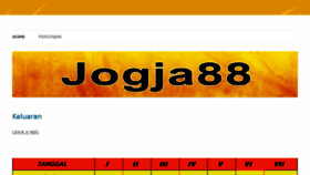 What Jogja88.net website looked like in 2014 (12 years ago)