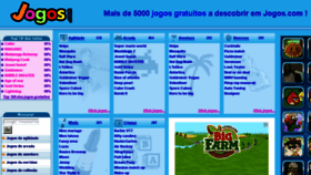 What Jogos.com website looked like in 2014 (9 years ago)