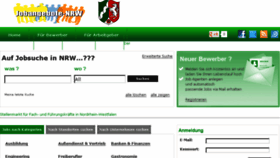 What Jobangebote-nrw.de website looked like in 2014 (9 years ago)