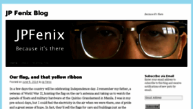 What Jpfenix.net website looked like in 2014 (9 years ago)