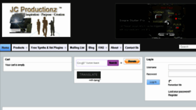What Jcproductionz.com website looked like in 2014 (9 years ago)