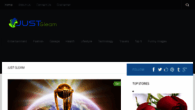 What Justgleam.com website looked like in 2014 (9 years ago)