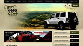 What Jeepclub.co.za website looked like in 2014 (9 years ago)