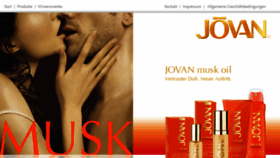 What Jovan.de website looked like in 2014 (9 years ago)
