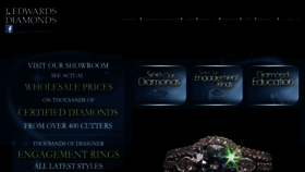 What Jedwardsdiamonds.com website looked like in 2014 (9 years ago)