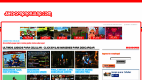 What Juegoparacelular.com website looked like in 2014 (9 years ago)