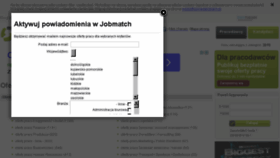 What Jobmatch.pl website looked like in 2014 (11 years ago)