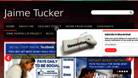 What Jaimetucker.com website looked like in 2014 (9 years ago)