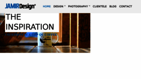 What Jamirdesign.com website looked like in 2014 (9 years ago)