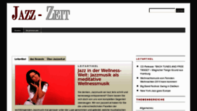 What Jazzzeit.at website looked like in 2014 (10 years ago)