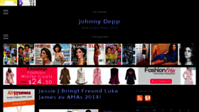 What Johnnydepp.info website looked like in 2014 (9 years ago)