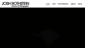 What Joshrothstein.com website looked like in 2014 (9 years ago)